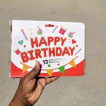 Happy birthday foil